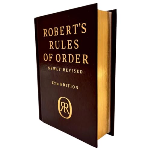 Robert's Rules of Order Newly Revised, Deluxe 12th edition