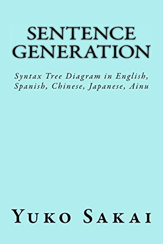 Sentence Generation : Syntax Tree Diagram in English, Spanish, Chinese, Japanese, Ainu
Sentence Generation : Syntax Tree Diagram in English, Spanish, Chinese, Japanese, Ainu