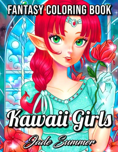 Kawaii Girls: An Adult Coloring Book with Adorable Anime Portraits, Cute Fantasy Women, and Fun Fashion Designs
Kawaii Girls: An Adult Coloring Book with Adorable Anime Portraits, Cute Fantasy Women, and Fun Fashion Designs