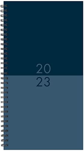 Navy Duotone 2023 Small Spiral Softcover Planner