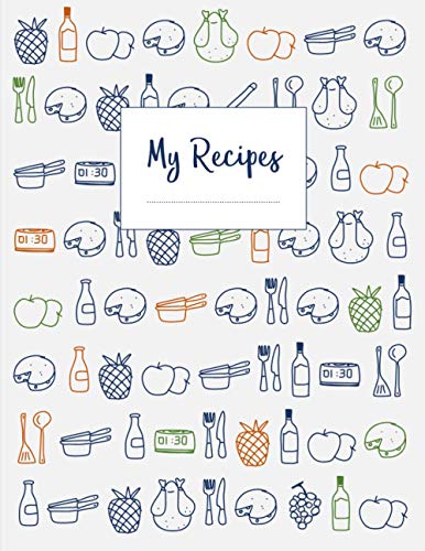 My Recipes: The XXL do-it-yourself cookbook to note down your 120 favorite recipes (letter format)
My Recipes: The XXL do-it-yourself cookbook to note down your 120 favorite recipes (letter format)