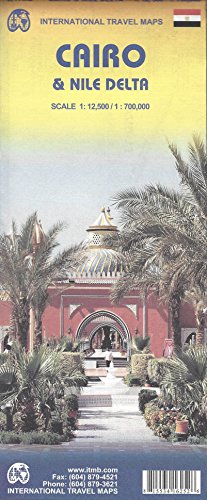 Cairo & Nile Delta 1:12,5k / 1:700k Road and Travel Map (Egypt)