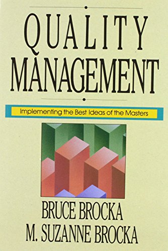 Quality Management Implementing the Best Ideas of the Masters
