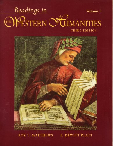 Readings in the Western Humanities; Volume 1