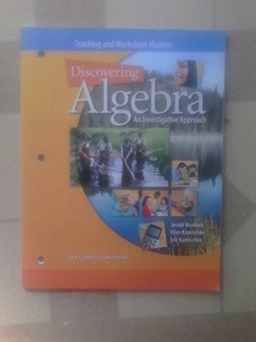 Discovering Algebra: An Investigative Approach, Teaching and Worksheet Masters