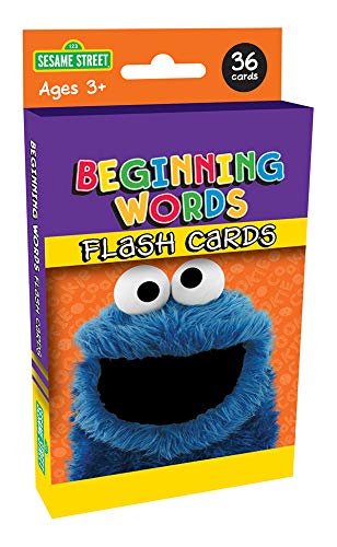 Sesame Street Educational Flashcards-Beginning Words with Cookie Monster