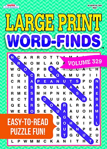 Large Print Word-Finds Puzzle Book-Word Search Volume 329