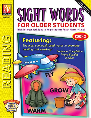 Sight Words For Older Students (Book 2) | Reproducible Activity Book