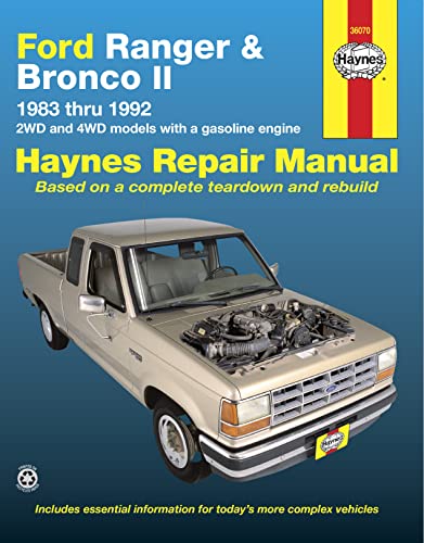 Ford Ranger & Bronco II '83'92 (Haynes Repair Manuals)