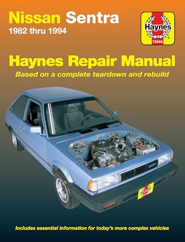 Nissan Sentra Sedan,Coupe,Wagon petrol (82-94) Haynes Manual USA (Hardback)
Nissan Sentra Sedan,Coupe,Wagon petrol (82-94) Haynes Manual USA (Hardback)