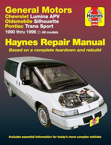 General Motors Chevrolet Lumina APV Oldsmobile Silhouette Pontiac Trans Sport Automotive Repair M...