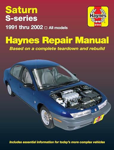 Saturn S-series SL, SL1, SL2, SC, SC1, SC2, SW1 & SW2 (91-02) Haynes Repair Manual