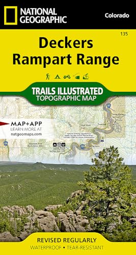 Deckers, Rampart Range Map (National Geographic Trails Illustrated Map, 135)
Deckers, Rampart Range Map (National Geographic Trails Illustrated Map, 135)