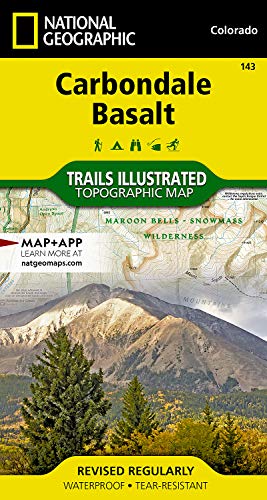 Carbondale, Basalt (National Geographic Trails Illustrated Map (143))
Carbondale, Basalt (National Geographic Trails Illustrated Map (143))