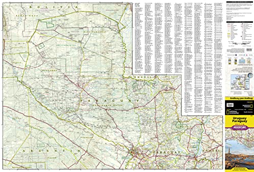Uruguay, Paraguay (National Geographic Adventure Map, 3407)