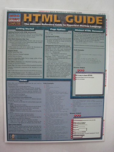HTML GUIDE : Referece Guide to Hypertext Markup Language Chart