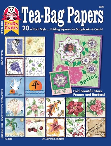 Tea-Bag Papers: 20 of Each Stylefold Beautiful Stars, Frames And Borders