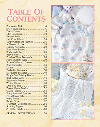 Our Best Knit Baby Afghans-33 Fun-to-Knit Designs Fashioned in Soft Pastels