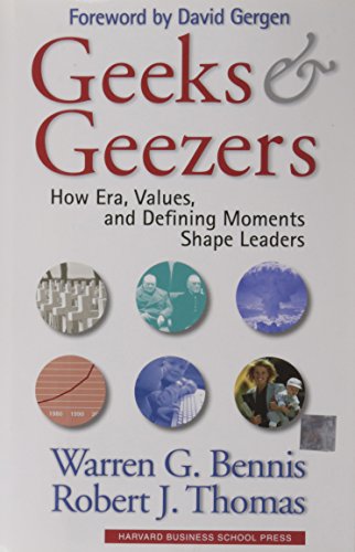 Geeks and Geezers (Inscribed by Co-author Bennis)