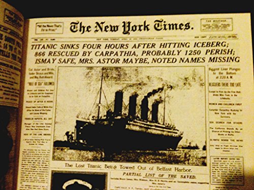 The New York Times Page One: Major Events 1900-1997 As Presented in the New York Times