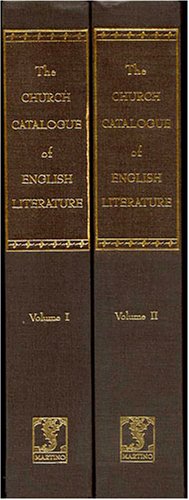 A Catalogue of Books Consisting of English Literature and Miscellanea, Including Many Original Ed...