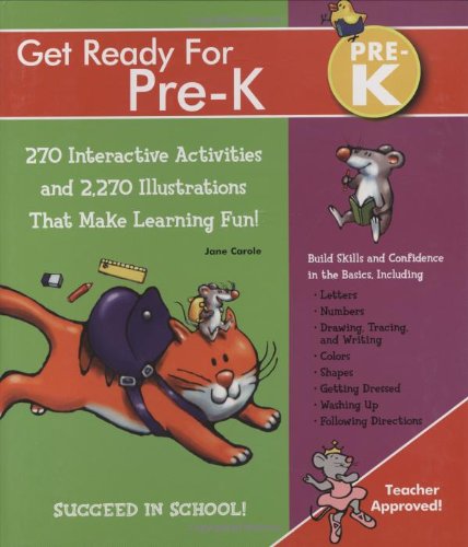Get Ready For Pre-K: 270 Interactive Activities and 2.270 Illustrations That Make Learning Fun!
Get Ready For Pre-K: 270 Interactive Activities and 2.270 Illustrations That Make Learning Fun!
