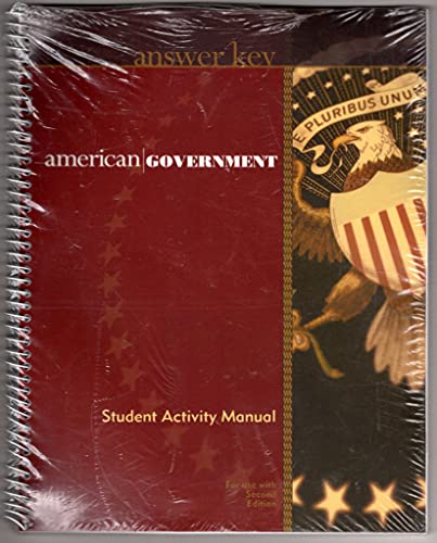 American Goverment for Christian Schools Student Activity Manual (Teacher's Edition)
American Goverment for Christian Schools Student Activity Manual (Teacher's Edition)
