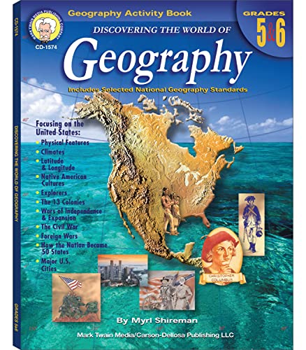 Discovering the World of Geography, Grades 5 - 6: Includes Selected National Geography Standards
Discovering the World of Geography, Grades 5 - 6: Includes Selected National Geography Standards