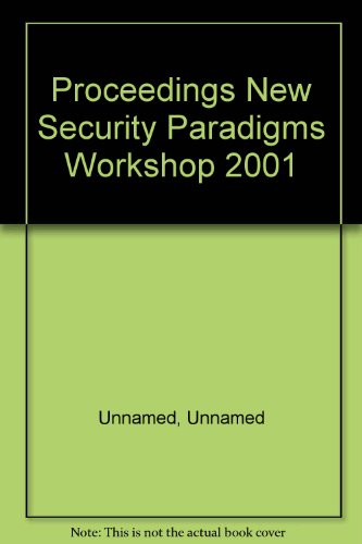 Proceedings New Security Paradigms Workshop 2001