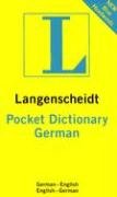 Pocket German Dictionary: German-English / English-German: In The New German Spelling (Langenscheidt Pocket Dictionaries)
Pocket German Dictionary: German-English / English-German: In The New German Spelling (Langenscheidt Pocket Dictionaries)