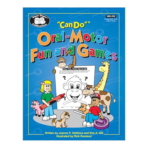 Super Duper Publications | "Can Do" Oral-Motor Fun and Games Fun Sheets and Cards | Educational Learning Resource for Children
Super Duper Publications | "Can Do" Oral-Motor Fun and Games Fun Sheets and Cards | Educational Learning Resource for Children