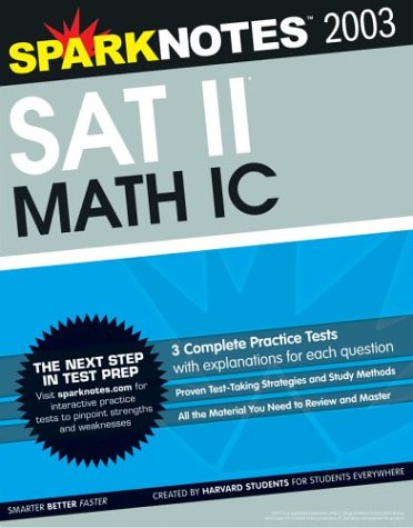 Sprarknotes: SAT II Math IC, 2003-2004 -