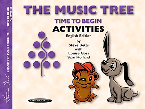 The Music Tree English Edition Activities Book : Time to Begin