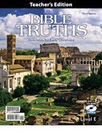 Bible Truths E Grade 11 Teacher's Edition with CD 3rd Editio