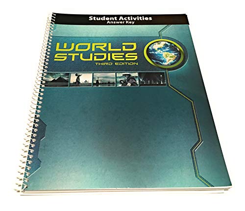 World Studies Student Activities Answer Key 3rd Edition