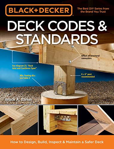 Black & Decker Deck Codes & Standards: How to Design, Build, Inspect & Maintain a Safer Deck
Black & Decker Deck Codes & Standards: How to Design, Build, Inspect & Maintain a Safer Deck