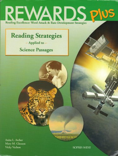 Rewards Plus Reading Excellence:Word Attack & Rate Development Strategies (Reading Strategies applied to science passages)
Rewards Plus Reading Excellence:Word Attack & Rate Development Strategies (Reading Strategies applied to science passages)