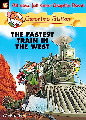 Geronimo Stilton Graphic Novels #13: The Fastest Train In the West (13)
Geronimo Stilton Graphic Novels #13: The Fastest Train In the West (13)
