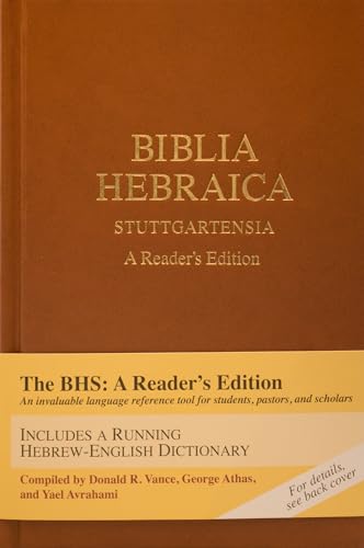 Biblia Hebraica Stuttgartensia : A Reader's Edition -Language: hebrew
