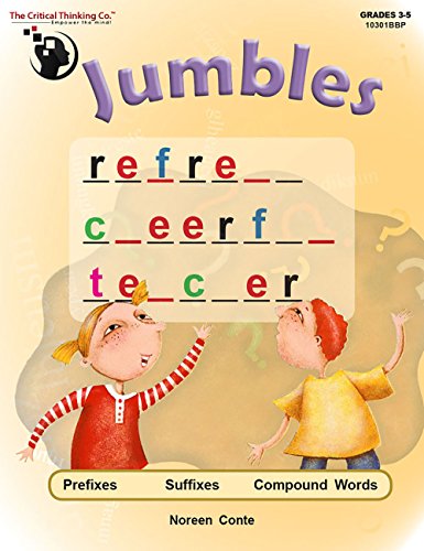 Jumbles: Prefixes, Suffixes, Compound Words, Grades 3-5