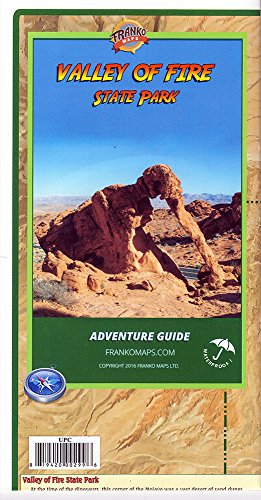 Valley of Fire State Park Adventure Guide Waterproof Map
