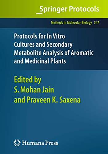Protocols for In Vitro Cultures and Secondary Metabolite Analysis of Aromatic.