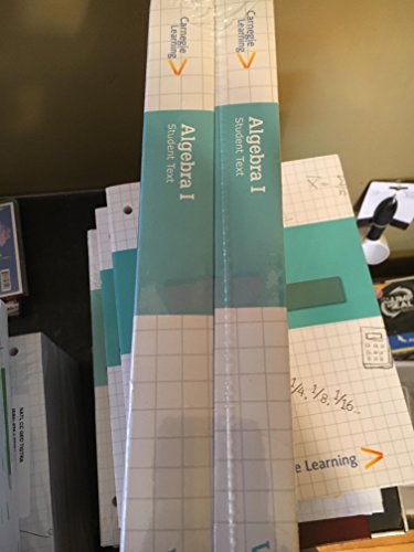 Algebra 1: A Common Core Math Program Student Text, Vol. 1 & 2