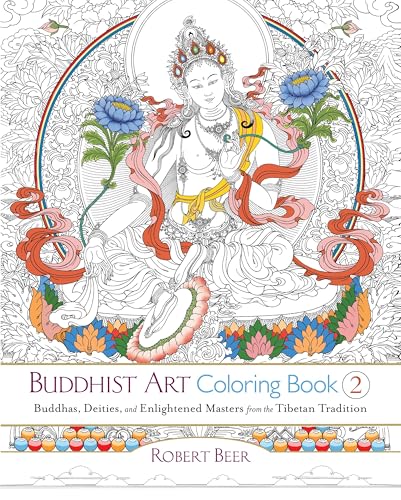 Buddhist Art Coloring Book 2: Buddhas, Deities, and Enlightened Masters from the Tibetan Tradition
Buddhist Art Coloring Book 2: Buddhas, Deities, and Enlightened Masters from the Tibetan Tradition