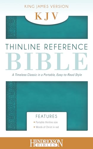 KJV Thinline Reference Bible, Flexisoft (Red Letter, Imitation Leather, Aquamarine)
KJV Thinline Reference Bible, Flexisoft (Red Letter, Imitation Leather, Aquamarine)