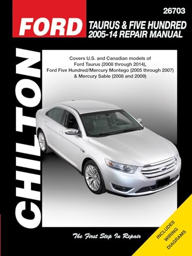 Ford TaurusFive Hundred Mercury MontegoMercury Sable Chilton Chilton Automotive
Ford TaurusFive Hundred Mercury MontegoMercury Sable Chilton Chilton Automotive