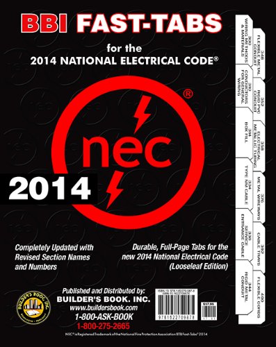 2014 National Electrical Code Nec Looseleaf Bbi-fast-tabs