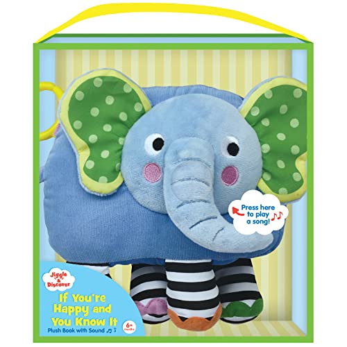 Jiggle & Discover: If You're Happy and You Know It-Plush Book with Sound