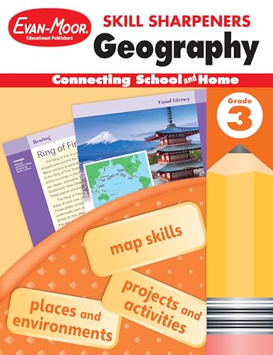 Evan-Moor Skill Sharpeners: Geography, Grade 3 Activity Book - Supplemental At-Home Resource Geography Skills Workbook
Evan-Moor Skill Sharpeners: Geography, Grade 3 Activity Book - Supplemental At-Home Resource Geography Skills Workbook