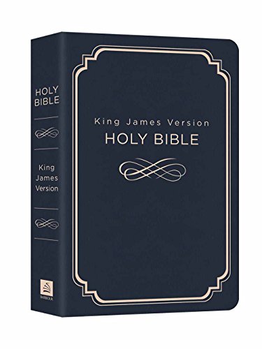 Holy Bible: King James Version, Navy Blue, Red Letter Edition, Deluxe Gift & Award (King James Bible)